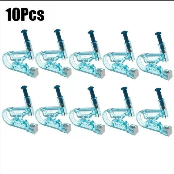 10 Pistolets De Perçage oreille Outil Piercing Kit Securisé Bijoux Goujon
