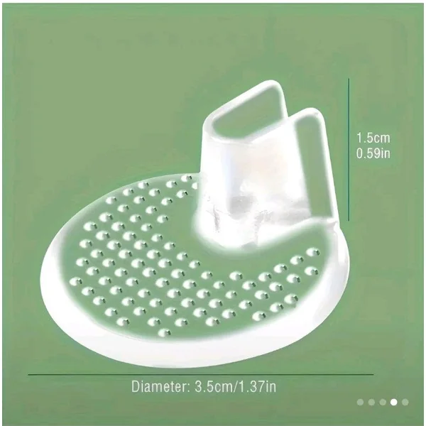 2pcs Protection sandales Tong Coussin de Silicone Gel Pads Protecteur d'orteil