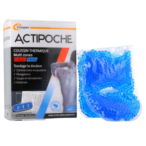 Actipoche Coussin Thermique Microbilles Multi Zones