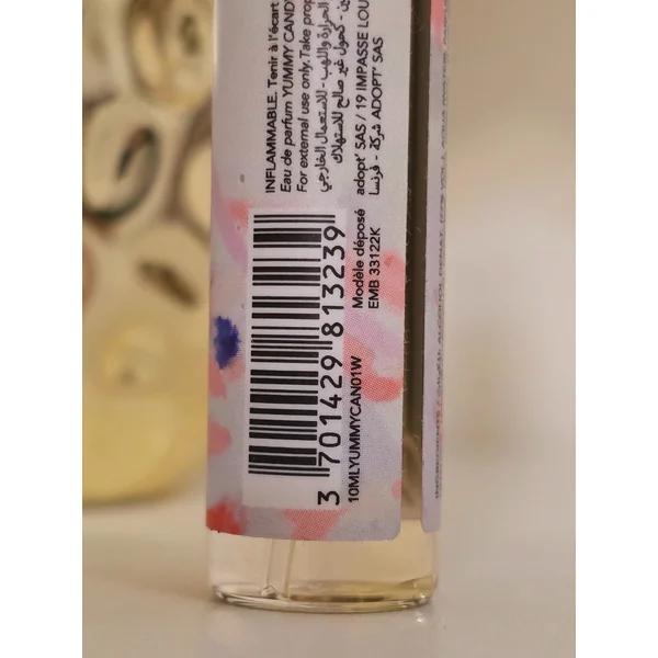 ADOPT' Eau De Parfum Yummy Candy 10 ml parfum femmes - vaporisateur de poche