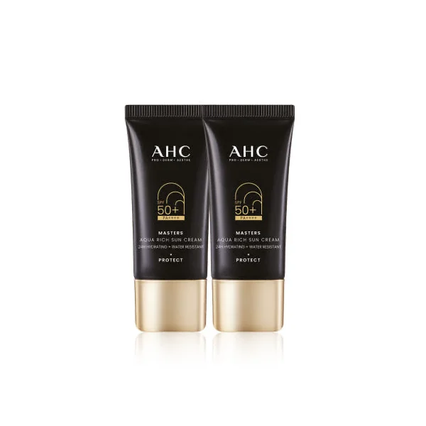 AHC Masters Aqua Rich Sun Cream (SPF50+/PA++++) 30ml+30ml Double Set