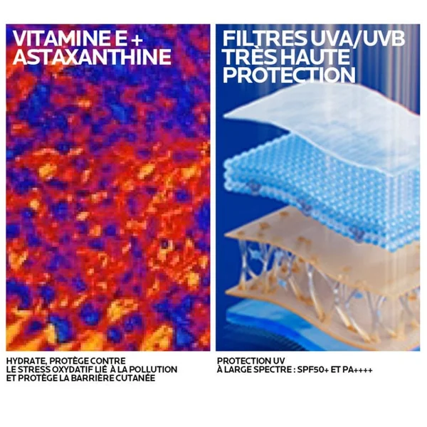 ANTHELIOS UVAIR - SPF50+ Stick Solaire Vitaminé Visage - Tout Type de Peaux, 10g