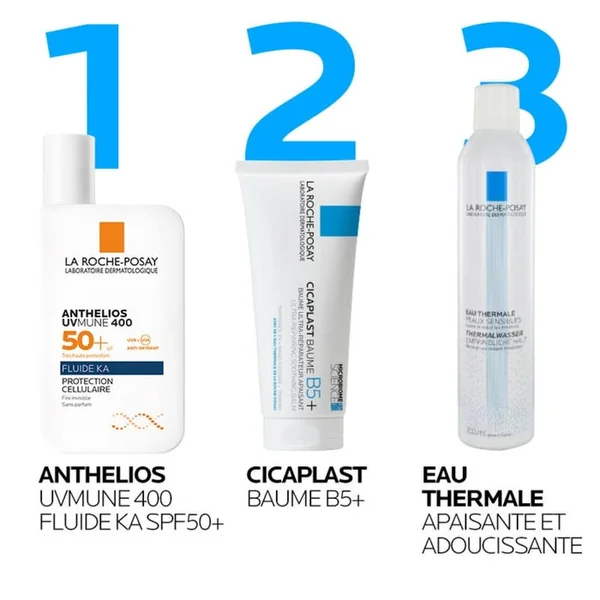 ANTHELIOS UVMUNE 400 - SPF50+ Fluide KA Solaire Sans Parfum, Visage & Corps, 50ml