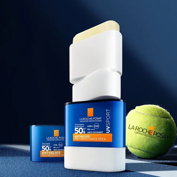 ANTHELIOS UVSPORT - SPF50+ Stick Solaire Pro-Résistance - Tous Types de peaux, 10g