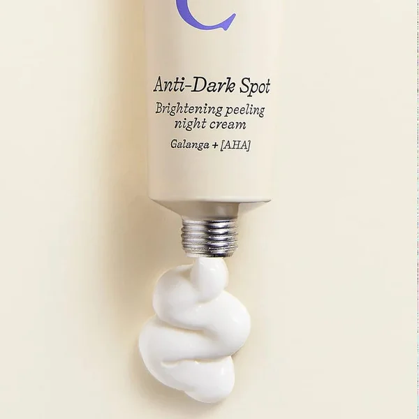 ANTI-TACHES - Crème Nuit Peeling Éclat - Visage - Tous Types de Peaux, 40ml
