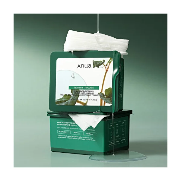 Anua Heartleaf Toner Double Soothing Mask 30 Sheets(330ml)