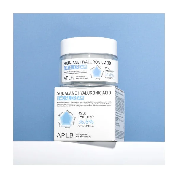 APLB Squalane Hyaluronic Acid Facial Cream 55ml