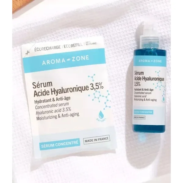 Aroma-zone Sérum concentré Acide hyaluronique 3,5% hydratation plusieurs formats