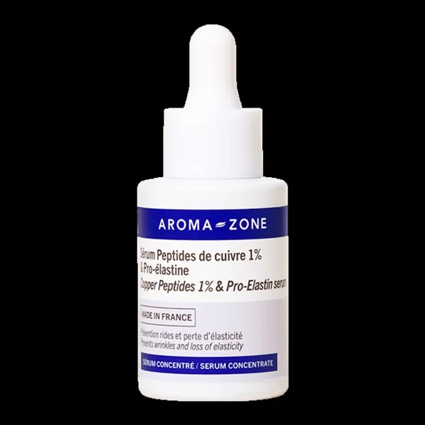 Aroma-zone sérum Visage Fermeté Anti-âge Peptides de Cuivre & Pro-élastine 30ml