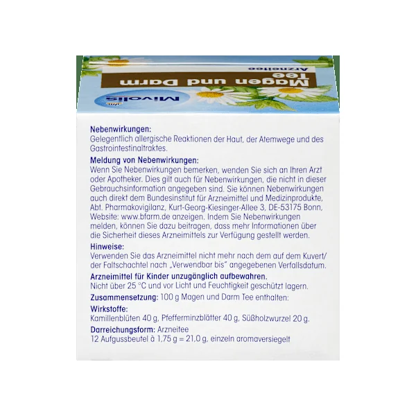Arzneitee, Magen & Darm Tee (12 Beutel), 21 g