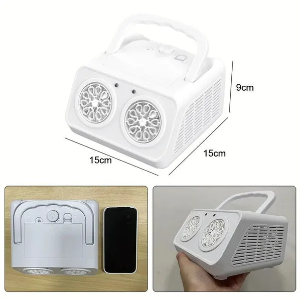 Automatic Bubble Machine Upgrade Bubble Blower w/2 Fans, Portable Bubble Maker