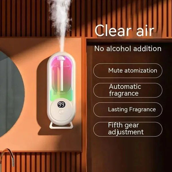 Automatic Fragrance Diffuser, USB Powered Essential Oil Diffuser with Spraying