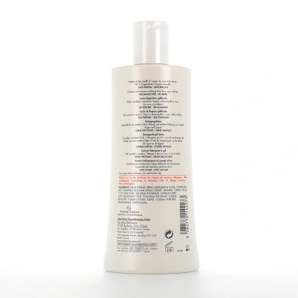 Avène Tolérance Lotion Nettoyante Gélifiée