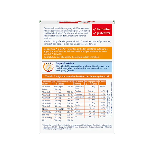 A-Z Depot Tabletten 40 St., 59,6 g