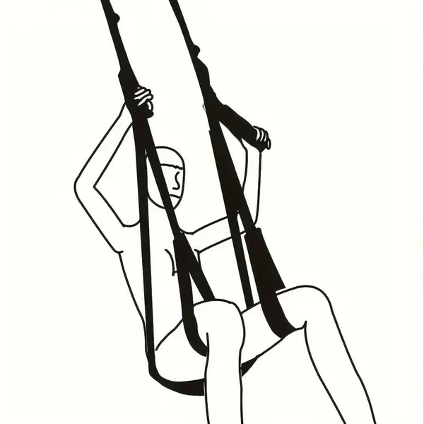 Balançoire Érotique Adulte – Kit BDSM et Bondage – Fixation Porte – Jeux Coquins