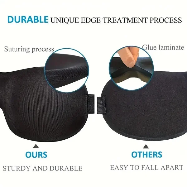 Bandeau Pour Dormir 3D Masque De Sommeil Réparateur Cache Yeux Nuit Confortable