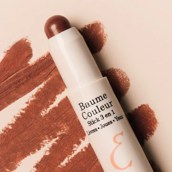 Baume Couleur Stick 3 en 1 Mocha Intense - Lèvres, Joues et Yeux, 2,5g