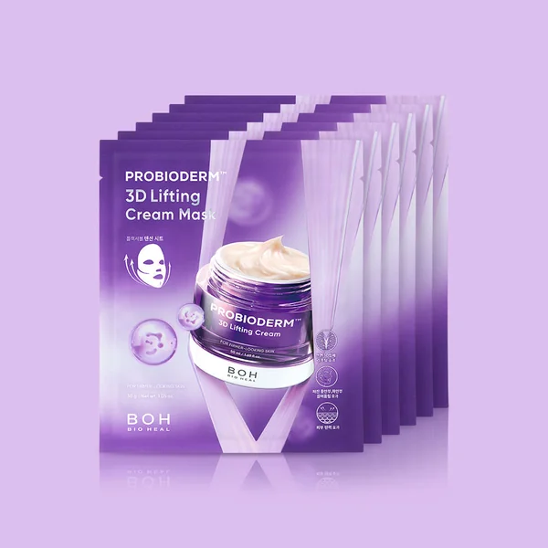 Bio Heal Boh Probioderm 3D Lifting Cream Mask Sheet 30g X 5+1ea