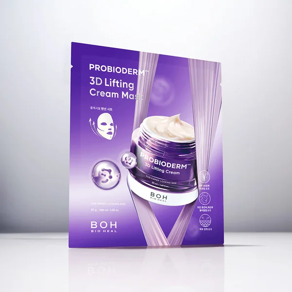 Bio Heal Boh Probioderm 3D Lifting Cream Mask Sheet 30g X 5+1ea