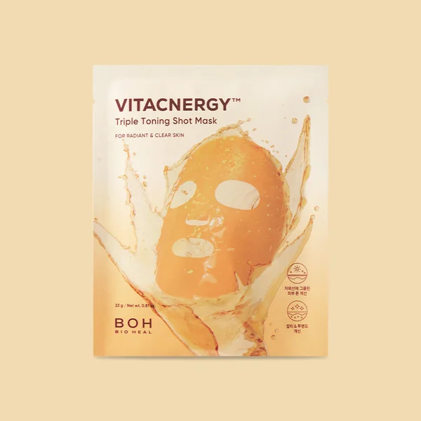 Bio Heal Boh Vitacnergy Triple Toning Shot Mask 23g X 4+1ea