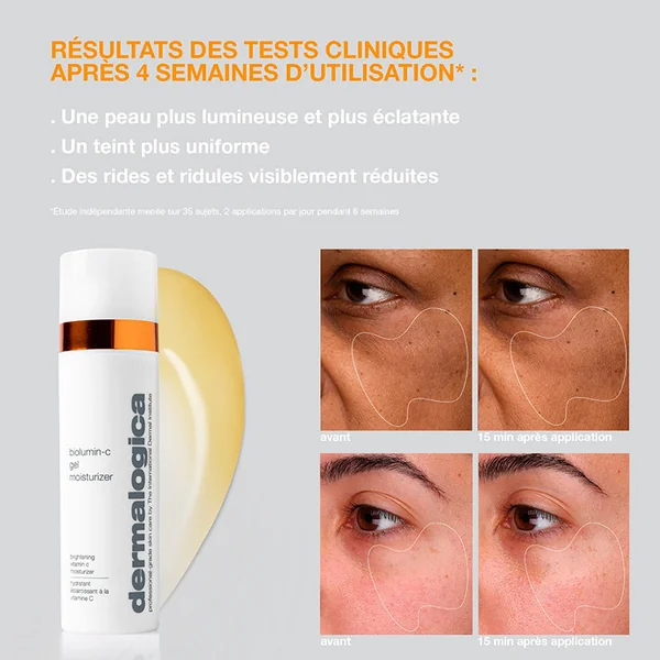 biolumin-c gel moisturizer | crème hydratant éclat vitamine C et acide hyaluronique