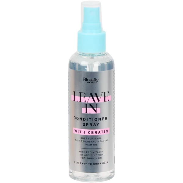 Blossity Spray capillaire sans rinçage kératine lisse les cheveux Argan B5 150ml