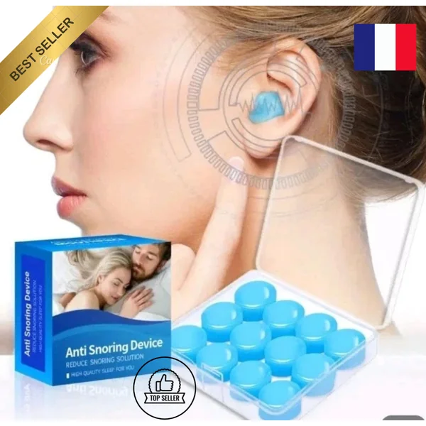Bouchon d'Oreille 6 Paires Boule Quies En Silicone Quies Moulables Réutilisables