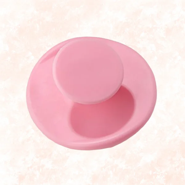Brosse shampoing massage de tête en silicone doux 2 en 1 Rose