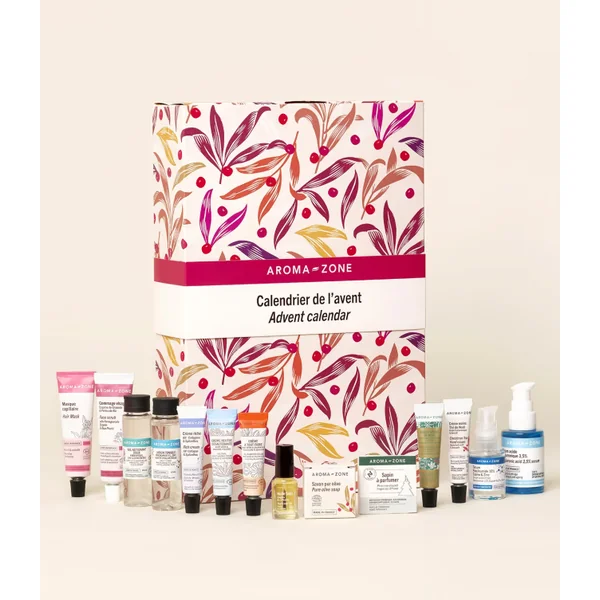 Calendrier de l’Avent 2025 Aroma-Zone 24 cases – Soins beauté naturels FR cadeau