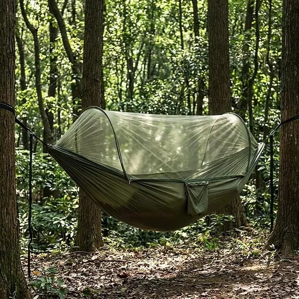 Camping Hammock with Mosquito Net Underquilt Portable Sleeping Tent for Travel