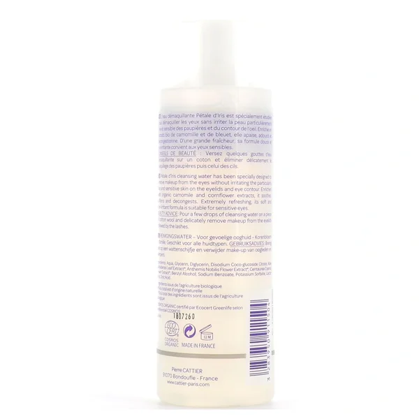 Cattier Eau Démaquillante Bio Yeux Sensibles