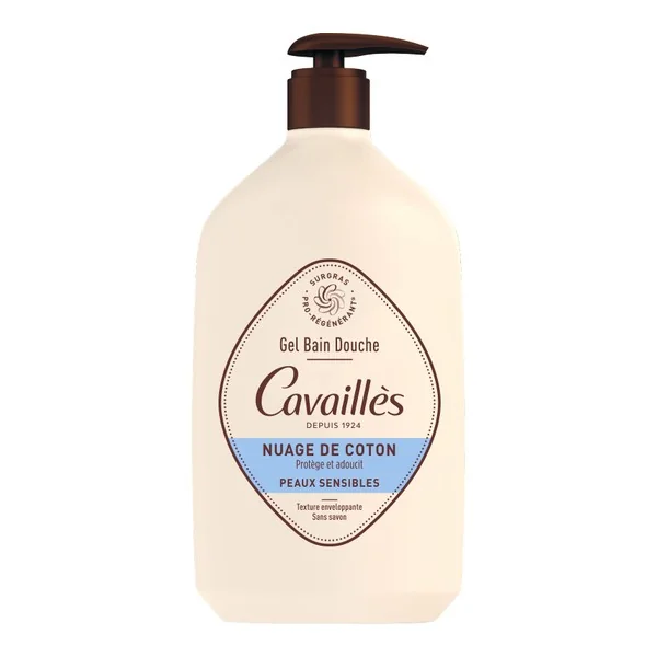 Cavaillès gel bain douche surgras Nuage de coton