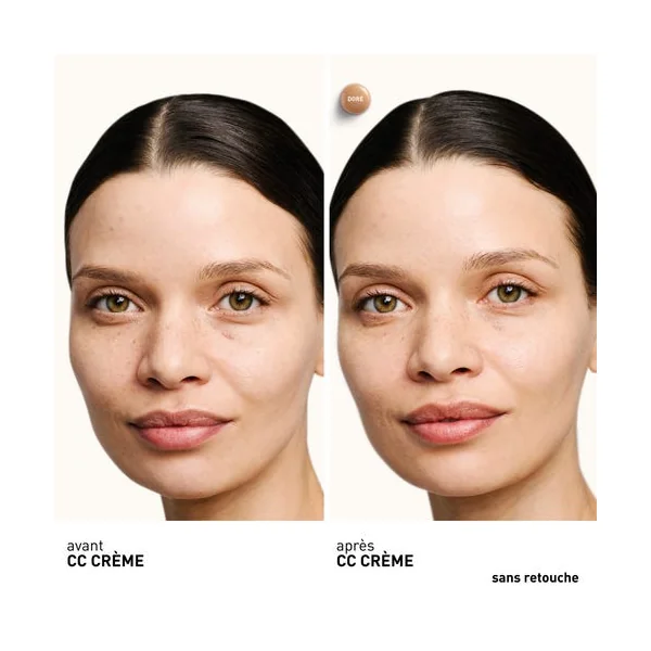 CC Crème Soin Correcteur SPF30 - Teinte Dorée - Visage - Tous Types de Peaux, 15ml