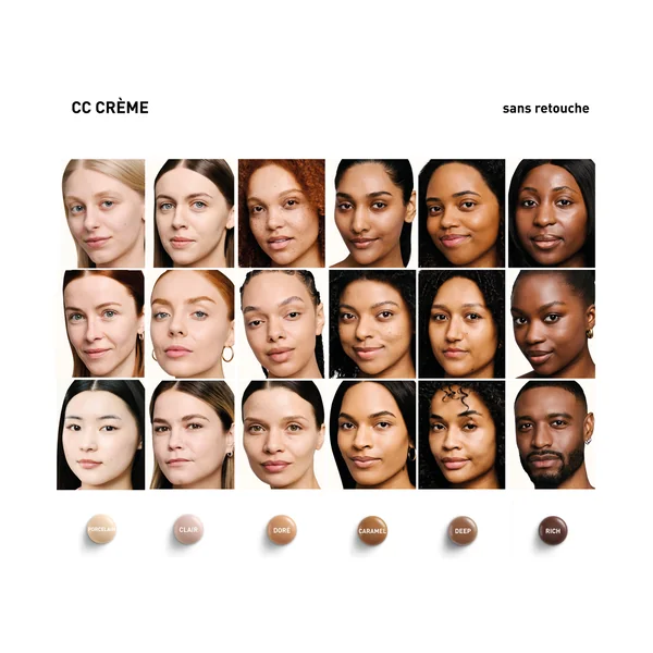 CC Crème Soin Correcteur SPF30 - Teinte Rich - Visage - Tous Types de Peaux, 15ml