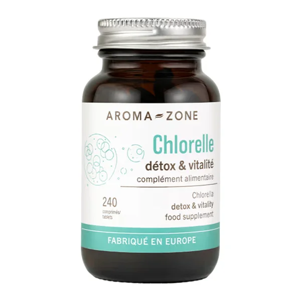 Chlorelle BIO 240 comprimés – Détox Vitalité Immunité – 100% Naturelle Vegan
