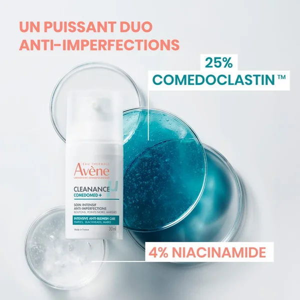 CLEANANCE COMEDOMED+ - Soin Intensif Anti-Imperfections - Visage - Peaux Grasses à Tendance Acnéique, 30ml