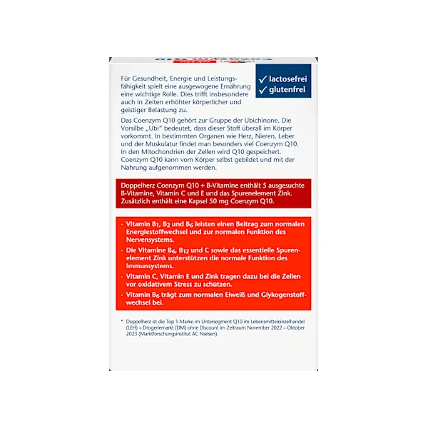 Coenzym Q 10 + B-Vitamine Kapseln 30 St, 12,5 g