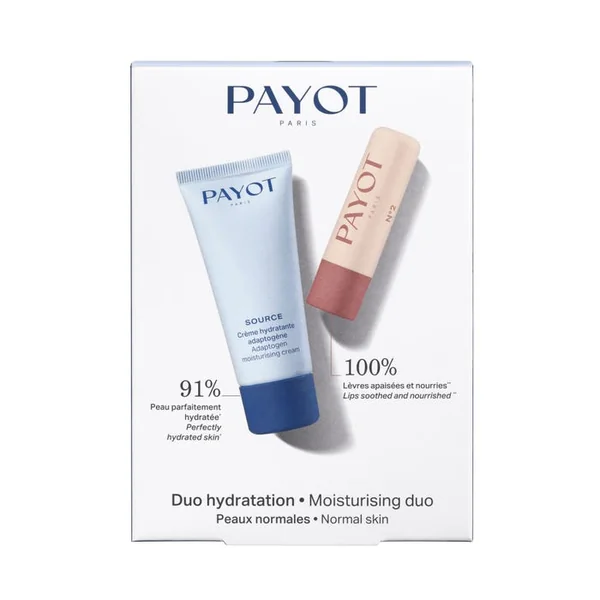 COFFRET - Duo Hydratation - Crème Hydratante Adaptogène 30ml + Stick Lèvres 4g - Peaux Normales