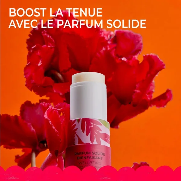 COFFRET - Eau Parfumée Bienfaisante Gingembre Rouge 100ml + Parfum Solide Bienfaisant Rose 5g Offert
