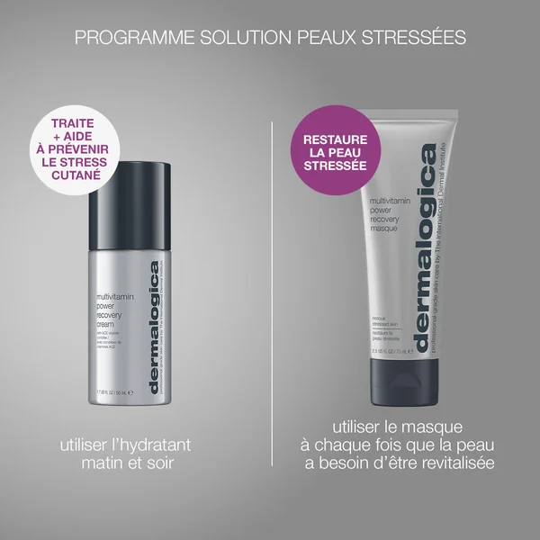 Coffret multivitamin stressed skin recovery | la solution peaux stressées