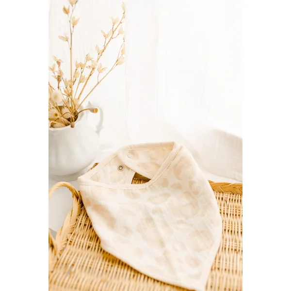 Coffret naissance - doudou + brosses + bavoir bandana