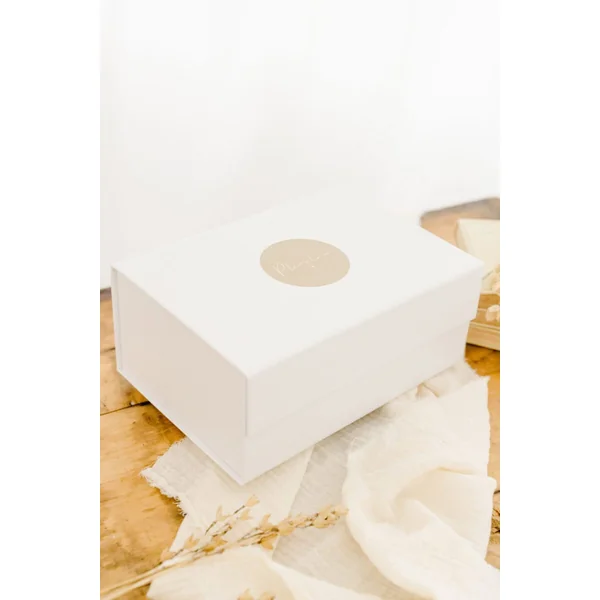 Coffret naissance - doudou + brosses + bavoir bandana
