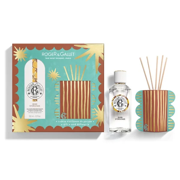 COFFRET NOËL - BOIS D'ORANGE - Eau Parfumée Bienfaisante 100ml + Diffuseur de Parfum