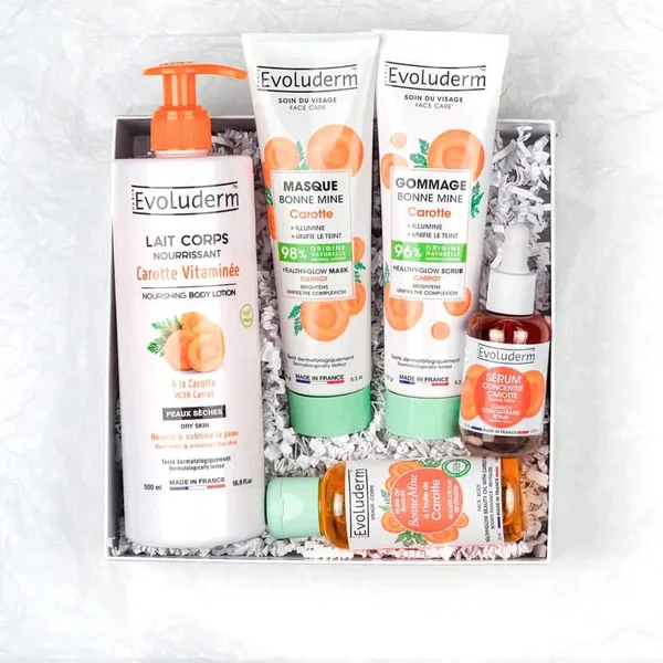 Coffret Visage & Corps 100% Carotte