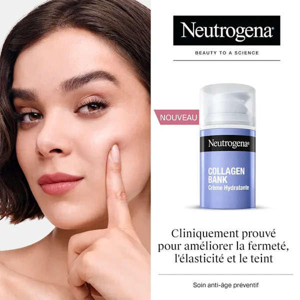 COLLAGEN BANK - Crème Hydratante - Tous Types de Peaux, 30ml
