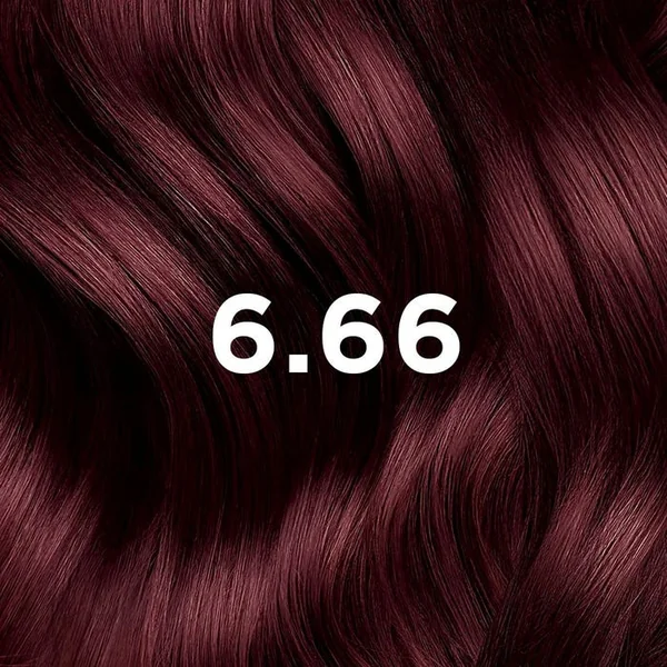 COLORATION - 6.66 Chatain Rouge Cerise Intense Coloration Permanente, 112ml