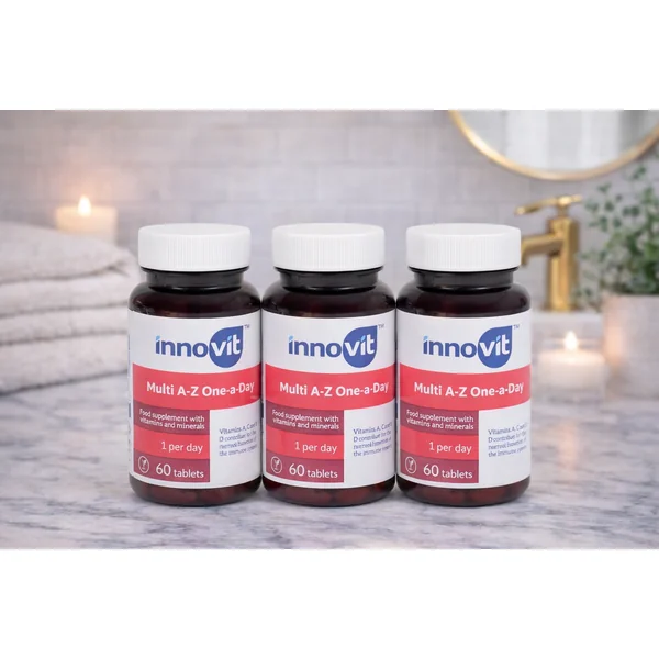 COMPLÉMENT ALIMENTAIRE INNOVIT MULTI A-Z ONE-A-DAY - 60 COMPRIMÉ VITAMINE LOT 3