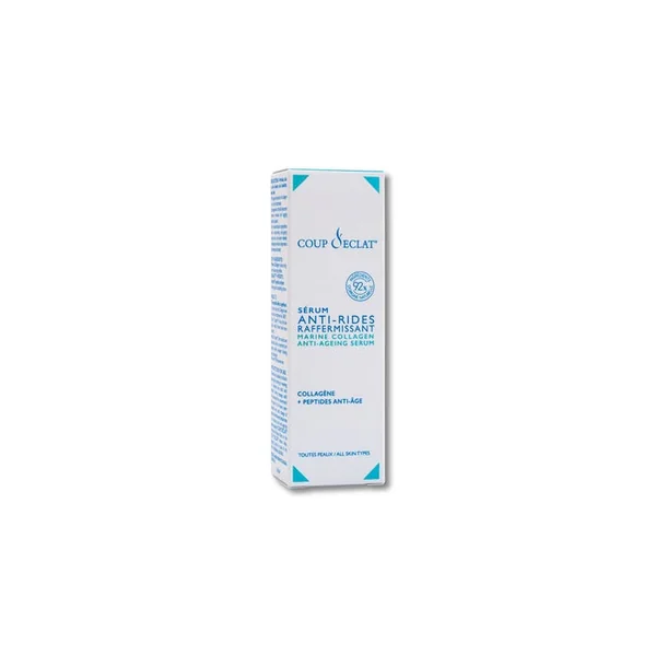COUP D'ÉCLAT - Sérum Anti-Rides Raffermissant - Tous Types de Peaux, 30ml