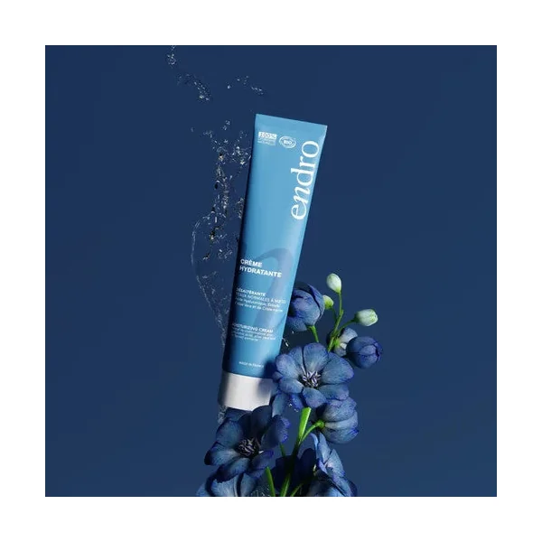 Crème visage bio hydratante hydratation intense Endro peau normale sèche 50ml
