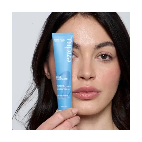 Crème visage bio hydratante hydratation intense Endro peau normale sèche 50ml